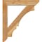 Ekena Millwork Balboa Slat Rough Sawn Bracket w/ Offset Brace, Western Red Cedar, 6"W x 30"D x 34"H BKT0604X30X34BOA06RWR - alternate 4